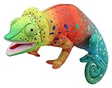 The Puppet Company - Large Creatures - Chameleon Hand Puppet,56cm(L) x 16cm(W) x 20cm(H)