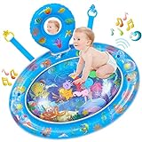 Ronipic Wassermatte Baby BPA Frei, Einzigartiges Baby Spielzeug ab 3, 6 und 9 Monate als Wasser Spielmatte Oder Baby Wassermatte Spielzeug Große Geschenke für Baby