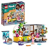 LEGO 41740 Friends Aliyas Zimmer, Spielzeug für Mädchen und Jungen, Übernachtungsparty-Set zum Sammeln mit Paisley aus der Serie 2023 und Hündchen-Figur, Geschenk für Kinder ab 6 Jahren