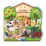 TRÖTSCH - Fensterbuch 'Auf dem Bauernhof' | Spannendes Kinderbuch mit beweglichen Fenstern zum Erkunden: Bilderbuch mit liebevollen Illustrationen und vielen Details über den Bauernhof | Ab 2 Jahren
