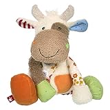 SIGIKID 38309 Kuh Patchwork Sweety Mädchen und Jungen Kuscheltier empfohlen ab Geburt mehrfarbig