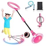 Skip Ball Outdoor Spiele für Kinder Spielzeug ab 5 6 7 8 9 10 Jahre Garten Springball Draußen Sprungball Mädchen Jungen Geschicklichkeitsspiele Jumping Kinderspiele für 3+ Jährige Geschenkideen