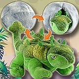 Creanino Dino Kuscheltier 2 in 1 | Plüschtier zum Wenden [Ankylosaurus Spike] Dinosaurier Kuscheltier | Dino Plüschtier | Wende Kuscheltier | Dino Plush | Dinosaurier Spielzeug