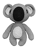 LOOP BABY - Gehäkelter Koala Karl groß & grau - Nachhaltiges Bio-Kuscheltier aus Öko-Baumwolle für Mädchen & Junge- Montessori Spielzeug als Baby Erstausstattung - Plüschtier Koalabär