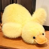 TROYSINC Plüsch Cartoon Ente Kuscheltier Weiches Kissen Werfen Ente Kissen-Stofftier Süße Plüschtier für Kinder Mädchen Puppe Geschenk (30cm,Gelb)