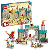 LEGO 10780 Disney Mickys Burgabenteuer, Spielzeug-Schloss zum Bauen, inkl. 4 Micky Maus Figuren, darunter Daisy, Donald Duck, Micky und Minnie Maus, Geschenk für Kinder, Mädchen und Jungen ab 4 Jahre