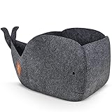 Swics® Aufbewahrungsbox Kinder | 30 L | Spielzeugkiste aus Filz | Perfekte Aufbewahrung für jedes Kallax Regal | faltbare Spielzeug Aufbewahrung für Jungen & Mädchen (Einzelbox)