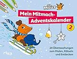 Die Maus – Mein Mitmach-Adventskalender 2: 24 Überraschungen zum Malen, Rätseln und Entdecken. Das perfekte Geschenk für alle Maus-Fans – Für Kinder ab 5 Jahren