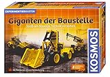 Kosmos 628161 Giganten der Baustelle, Spaß am Bauen und Technik verstehen, Baufahrzeuge bauen, mit Infrarot-Fernsteuerung, Grundlagen der Mechanik verstehen, Experimentierkasten