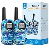 FOREDOM Walkie Talkies für Kinder Walkie Talkies Funkgeräte Set Spielzeug für Jungen & Mädchen 3-12 Jahre, Geschenke Outdoor-Abenteuer – 2er Set