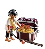 PLAYMOBIL 9358 Pirat mit Schatzkiste