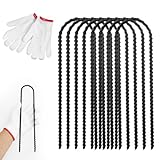 Bodenanker Trampolin Erdanker Bodenanker U-förmige Zeltheringe Sturmsicher Erdhaken Heringe Boden Zeltheringe Stahl Erdnägel für Garten Camping Zelten 8 Stück