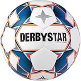 Derbystar Kinder Fußball Stratos S-Light, weiss blau orange, 5, 1038500167