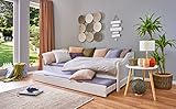 Inter Link Leonie Funktionsbett Bett Bed Kinderbett Kids Bett Einzelbett Bio Echt Holz Weiss lackiert