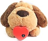E-More Spielzeug für Welpen, Verhaltenshilfe, Herzschlag, Plüsch, warm, für Haustiere, Hunde