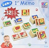 Erstes Memory-Spiel aus Holz mit bunten Motiven (Happy People)