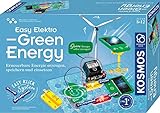 KOSMOS 620684 Easy Elektro Green Energy, Erneuerbare Energie erzeugen speichern und einsetzen, Amazon Exclusive, Experimentierkasten für Kinder ab 8-12 Jahre zu Strom Erzeugung