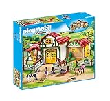 PLAYMOBIL Country 6926 Großer Reiterhof mit Tinker, Trakehner und Fohlen, Ab 5 Jahren