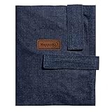 Hoppediz Wickelmax, die Wickelunterlage für unterwegs, Dark Denim