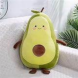 Nicole Knupfer Stofftier Plüschtier Avocado, Kuscheltier Avocado Kissen Geschenk Für Kinder/Erwachsene Kissen Stofftiere (B-30cm)