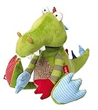 SIGIKID 38711 Drache Patchwork Sweety Mädchen und Jungen Kuscheltier empfohlen ab Geburt mehrfarbig, STK