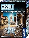 KOSMOS 680497 EXIT® - Das Spiel - Die Entführung in Fortune City, Level: Fortgeschrittene, Escape Room Spiel, EXIT Game für 1-4 Spieler ab 12 Jahre, einmaliges Gesellschaftsspiel