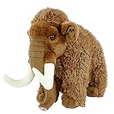 Teddys Rothenburg Kuscheltier Mammut 33 cm stehend braun Plüschmammut Stofftier Plüschtier Kinder Baby Spielzeug by Uni-Toys