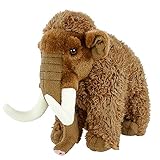 Teddys Rothenburg Kuscheltier Mammut 33 cm stehend braun Plüschmammut Stofftier Plüschtier Kinder Baby Spielzeug by Uni-Toys