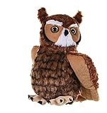 Wild Republic 11958 12310 Plüsch Eule, Cuddlekins Kuscheltier, Plüschtier, 30 cm