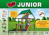 Quadro | Junior | Klettergerüst für drinnen und draußen | Fördert Entwicklung von Kindern | Beliebig modular & erweiterbar | Ab 2 Jahre