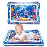 Aufblasbare Spielmatten, 70 x 50 cm Aufblasbare Wassermatte, 3 6 9 12 Monate Aufblasbare Bauchzeit Matte für Baby Sensorisches Entwicklung Ausbildung