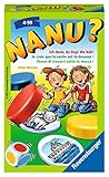 Ravensburger 23063 - Nanu? Mitbringspiel für 2-4 Spieler, Merkspiel ab 4 Jahren, kompaktes Format, Reisespiel, Würfelspiel, Meerkleurig