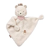 Fehn Schmusetuch Baby Spielzeug Bär - Schnuffeltuch für Neugeborene - Kuscheltier mit Bären Köpfchen zum Kuscheln - Einschlafhilfe Handpuppe - Schlaftier für Babys und Kleinkinder ab 0+ Monaten