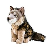 Teddys Rothenburg Kojote Kuscheltier Wolf sitzend 40 cm Plüschtier
