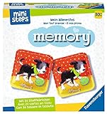 Ravensburger ministeps 4176 Mein allererstes memory - Das klassische Gedächtnisspiel mit 24 Stoff-Karten und süßen Tierkindern, Spielzeug ab 2,5 Jahre