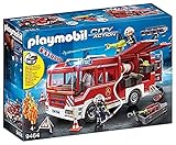 Playmobil Feuerwehrauto 9464 mit Sound und Licht-Funktion ab 5 Jahren (Playmobil City Action)