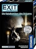 KOSMOS 694289 EXIT® - Das Spiel - Die Katakomben des Grauens - das 2-teilige Abenteuer in 1 Box, Level: Fortgeschrittene, Escape Room Spiel, EXIT Game für 1-4 Spieler ab 12 Jahre