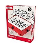 BRIO 34020 Labyrinth mit Übungsplatten, rot - Der schwedische Geschicklichkeits-Klassiker in drei verschiedenen Schwierigkeitsstufen - Für Kinder ab 6 Jahren