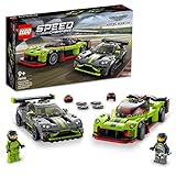 LEGO 76910 Speed Champions Aston Martin Valkyrie AMR Pro & Vantage GT3, Bausatz mit 2 Rennwagen, Modellautos für Kinder ab 9 Jahre, 2022 Kollektion