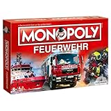 Café Viereck ® Monopoly Feuerwehr - das Gesellschaftsspiel für jeden Feuerwehrmann, Familienspiel für Kinder & Erwachsene