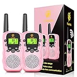 Tesoyzii Spielzeug ab 3 4 5 6 7 8 9 Jahre Mädchen, Walkie Talkie Kinder Geschenk Mädchen 3-12 Jahre Geschenkideen Kleine Geschenke für Kinder Spielzeug Geburtstagsgeschenk für Mädchen Spiel ab 3-12