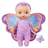 My Garden Baby HBH39 - Mein Schmuse Schmetterlings-Baby (23 cm), weicher Körper mit Plüschflügeln, lila, Babyspielzeug ab 18 Monaten