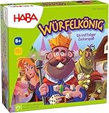 HABA Würfelkönig – Kniffliges Würfel- und Kartenspiel für 2-5 Spieler – Spannendes Gesellschaftsspiel für die ganze Familie – Ab 8 Jahren – Ideal als kleines Geschenk – 1303485001
