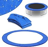 Maseaxi Trampolin Randabdeckung, Ø 183/244/305/366/396/427 cm, Federabdeckung Randschutz, Abdeckung Für Trampolin, UV-resistent, Reißfestes Trampolinzubehör, Standardgröße