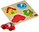 Jumbo Spiele - GOULA Holzpuzzle Zuhause Holzspielzeug für Kleinkinder, Ab 1 Jahr