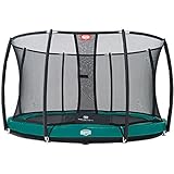 Berg Toys Unisex-Youth Trampolin InGround Elitemit mit Sicherheitsnetz, Multicolor, One Size