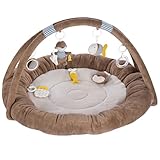 Fehn 3-D-Activity-Nest Otter – Besonders weicher Spielbogen mit 7 abnehmbaren Spielzeugen für optimalen Komfort bei Babys Spiel & Spaß, für Babys und Kleinkinder ab 0+ Monaten