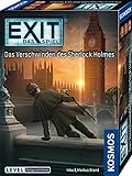 Kosmos 683269 EXIT - Das Spiel - Das Verschwinden des Sherlock Holmes, Level: Fortgeschrittene, für 1 bis 4 Personen ab 12 Jahre, einmaliges Event-Spiel, spannendes Gesellschaftsspiel