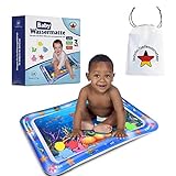 Wassermatte Baby-Wassermatte Baby bpa frei-Baby Spielzeug für 3 6 9 Monate-Baby Wassermatte-perfektes Spielzeuggeschenk für Baby-Sensorisches Entwicklung für Babys,Aufblasbare Wassermatte