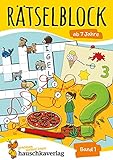 Rätselblock ab 7 Jahre - Band 1: Bunter Rätselspaß für Kinder - Kreuzworträtsel, Labyrinth, Konzentrationstraining und logisches Denken fördern (Rätselbücher, Band 632)